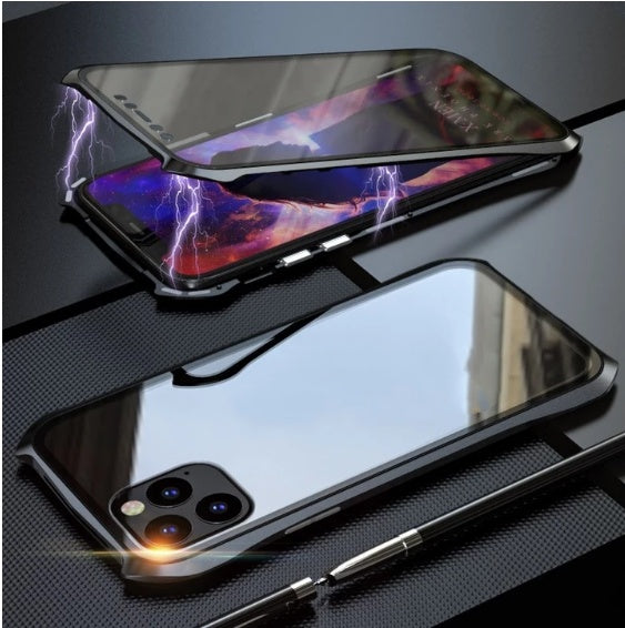 Glass magnetic king protective cover