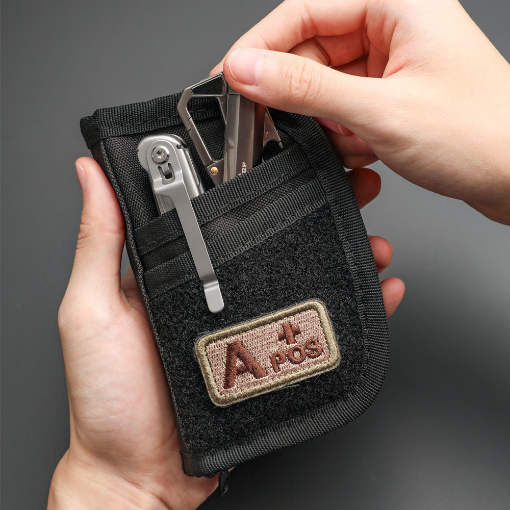 Portable Multi-purpose EDC Tool Storage Bag Mini-portable Daily Card Holder Wallet