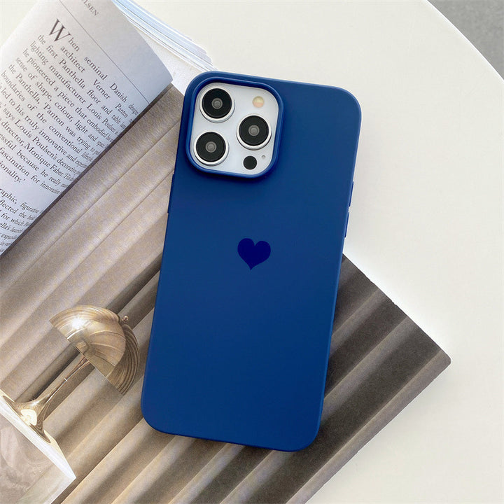 Simple Love Silicone Phone Case Drop-proof Protective Cover