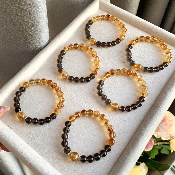 Women's Fashion Natural Crystal Ball Bracelet