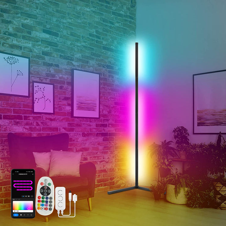 Symphony Bluetooth RGB Floor Graffiti Smart App App Corner Atmosfera Lampa