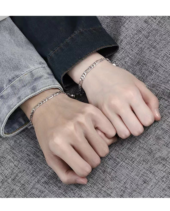 Niche High-grade Love Magnetic Couple Bracelet Pair