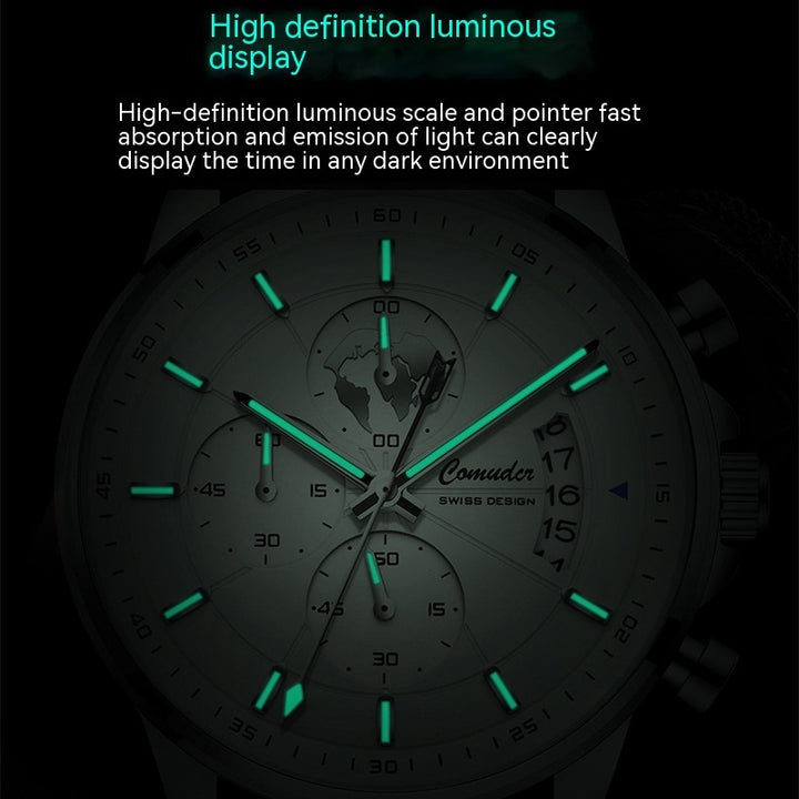 Full-automatic Waterproof Luminous Calendar Watch