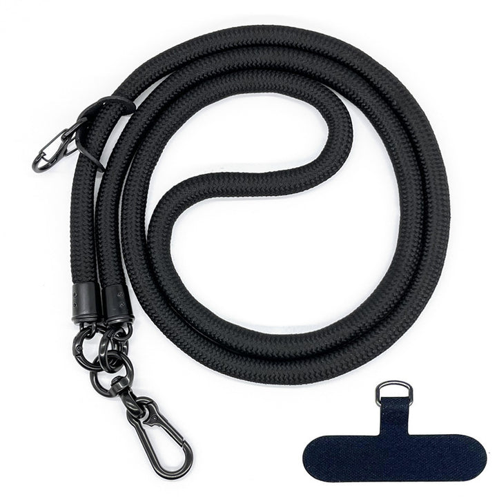 10 mm Climbing Rope Telefon mobil Garnitură Lankard Garnitură reglabilă Crossbody Telefon mobil curea cu Curea de cameră cu curea de cameră anti-pierdere a gâtului