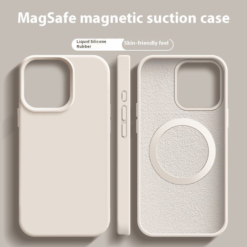 Phone Case Magnetic Liquid Silicone