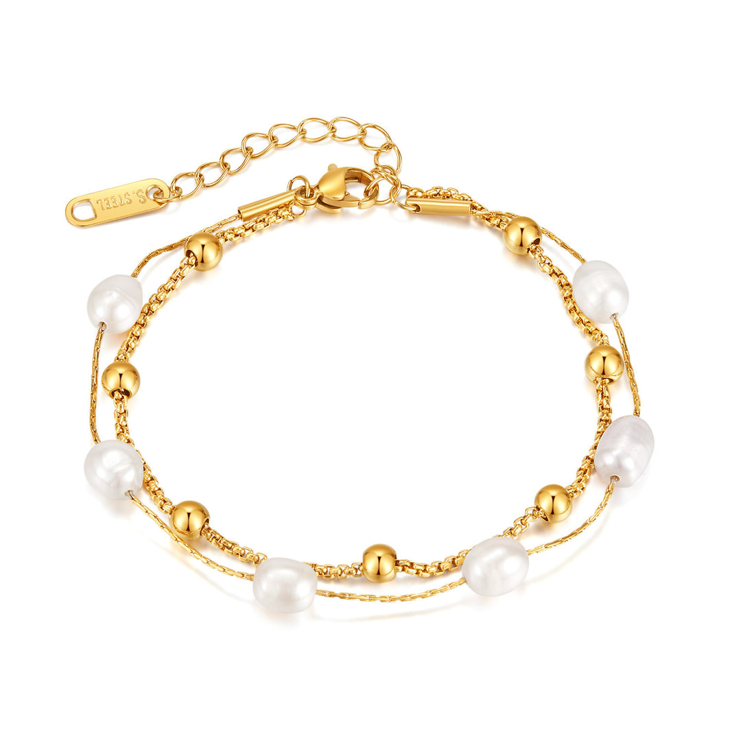 Women's Versatile Natural Freshwater Pearl Bracelet