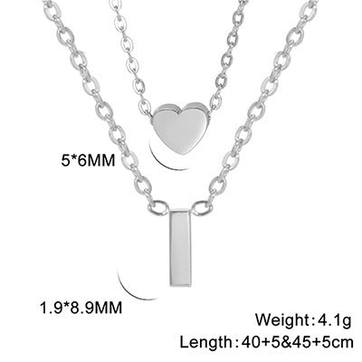 Elegant And Fashionable, Carefully Shaped 26 Letter Necklace