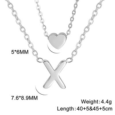 Elegant And Fashionable, Carefully Shaped 26 Letter Necklace