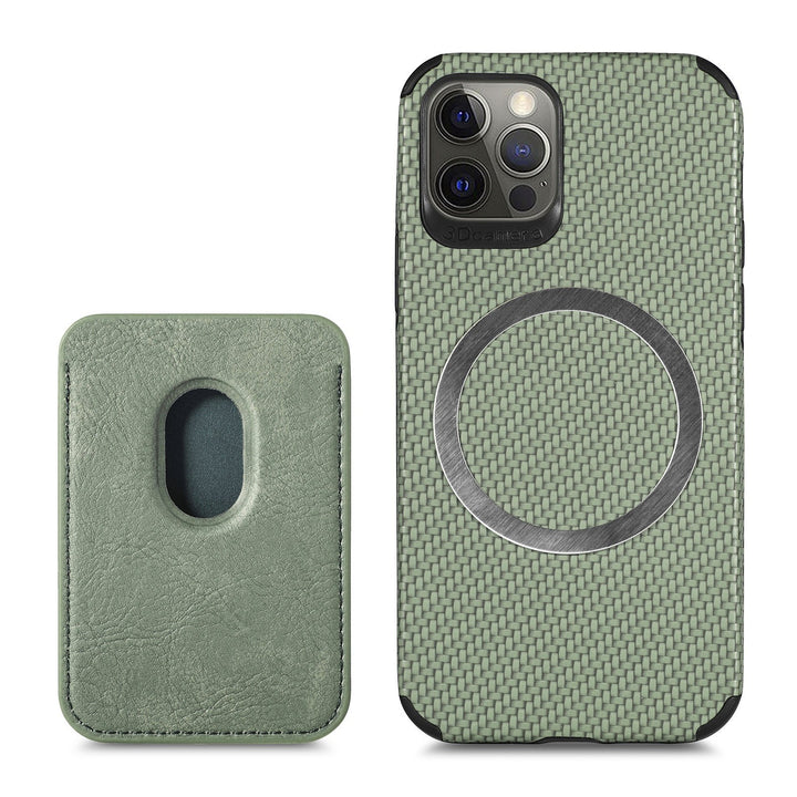 Suport pentru carduri magnetice XR Carbon Fibra Case de telefon