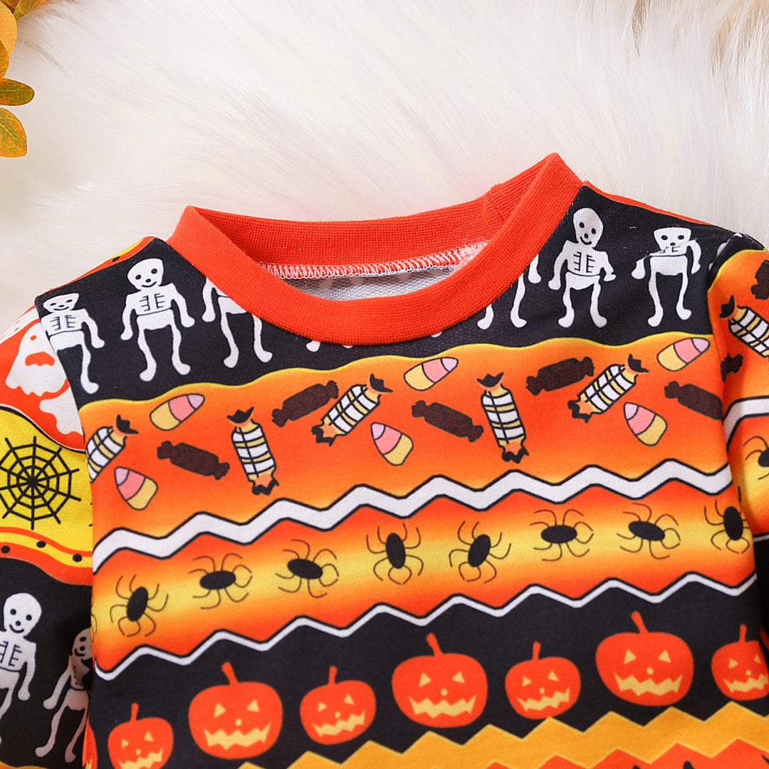 Creative Cute Printed Kids Halloween Set