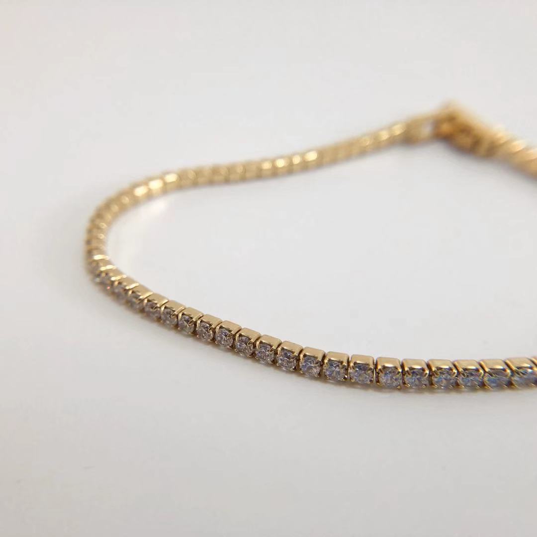 Fashionable Minimalist And Exquisite Zircon Bracelet For Women