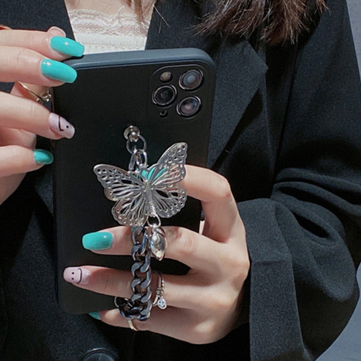 Women's Fashion Simple Butterfly Bracelet Silicone Phone Case