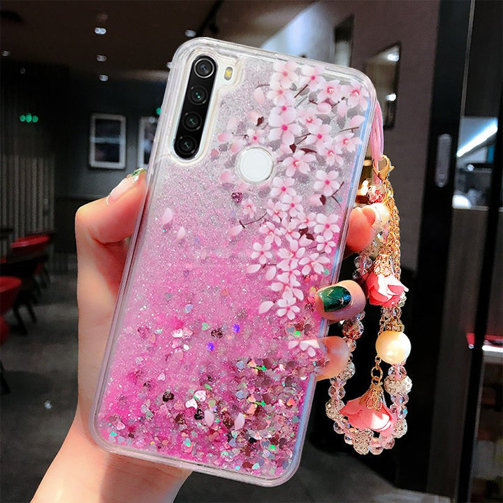 Women's Creative Liquid Quicksand Mobile Phone Case