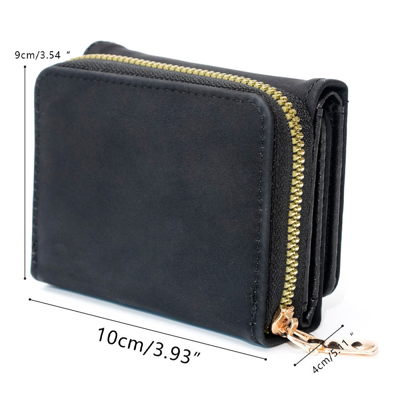 Women's Simple Fashion Personality Frosted Wallet