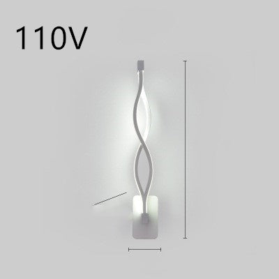 Lampa de perete cu LED -uri nordic lampa noptieră pentru dormitor minimalist