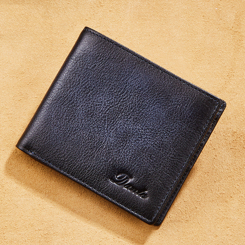 New Men's Wallet First Layer Cowhide