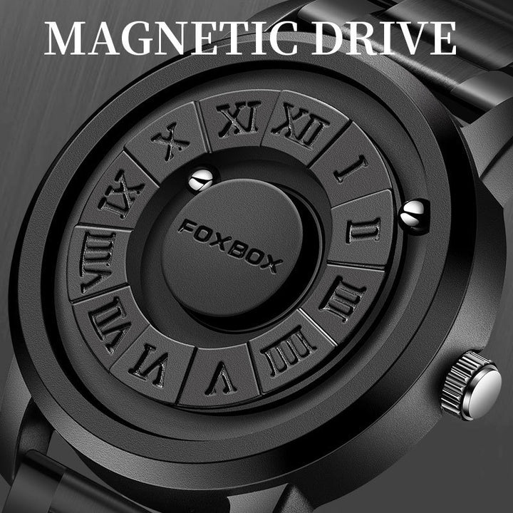 Lige Cool Magnetic Suspension Watch Personalitate creativă a tehnologiei negre pentru bărbați