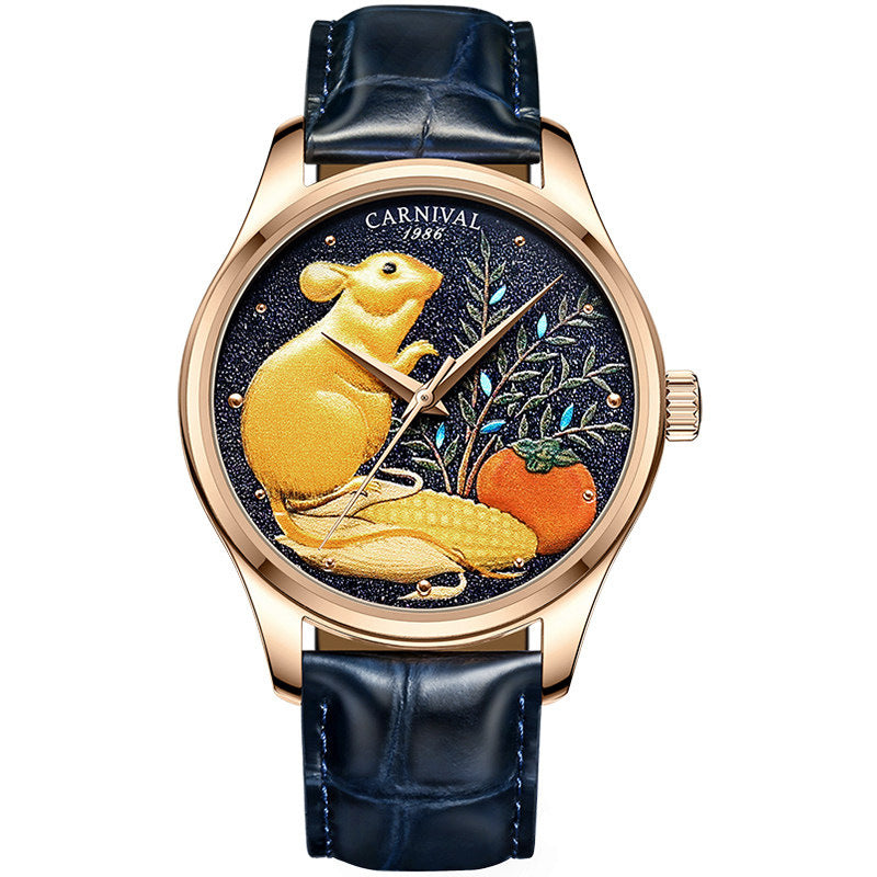 New Chinese Zodiac Animal Hair Watch