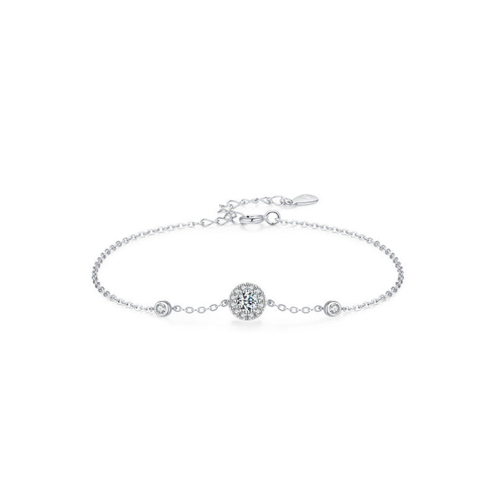 Full Diamond Thin Bracelet Temperament Personality