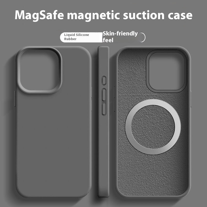 Phone Case Magnetic Liquid Silicone