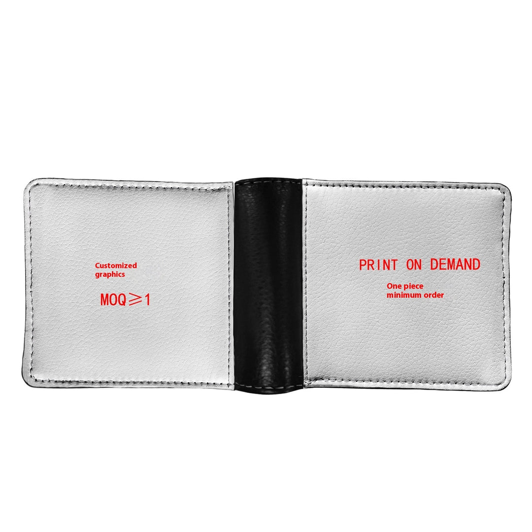 Men's Pu Wallet Creative Model de imprimare Modă