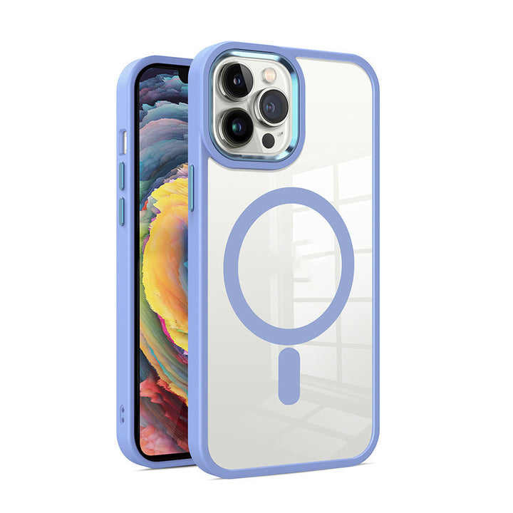 CASE MAGNETICĂ TRANSPARENT TELEFON CASE PROTECTIVE