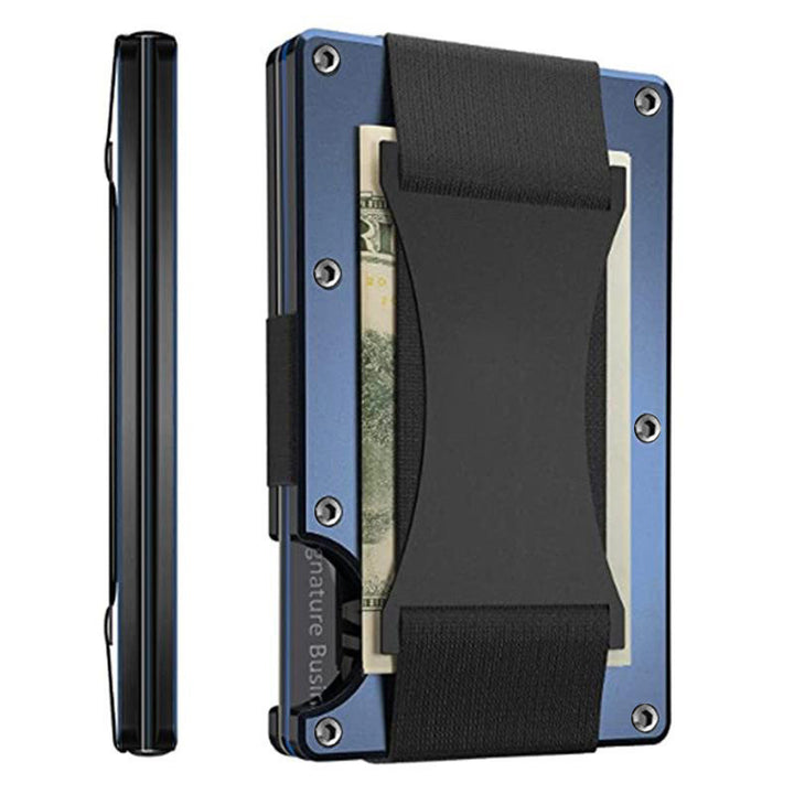 Metal Carbon Fiber Wallet Anti-theft Brush