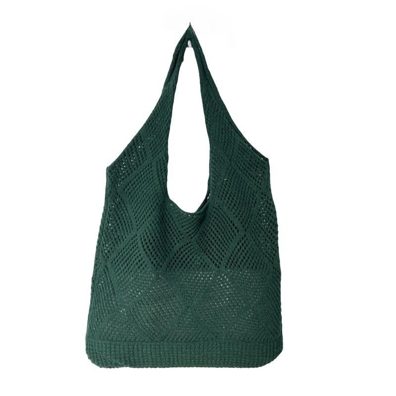 Women's Fashion Hollowed-out Shoulder Woven Bag