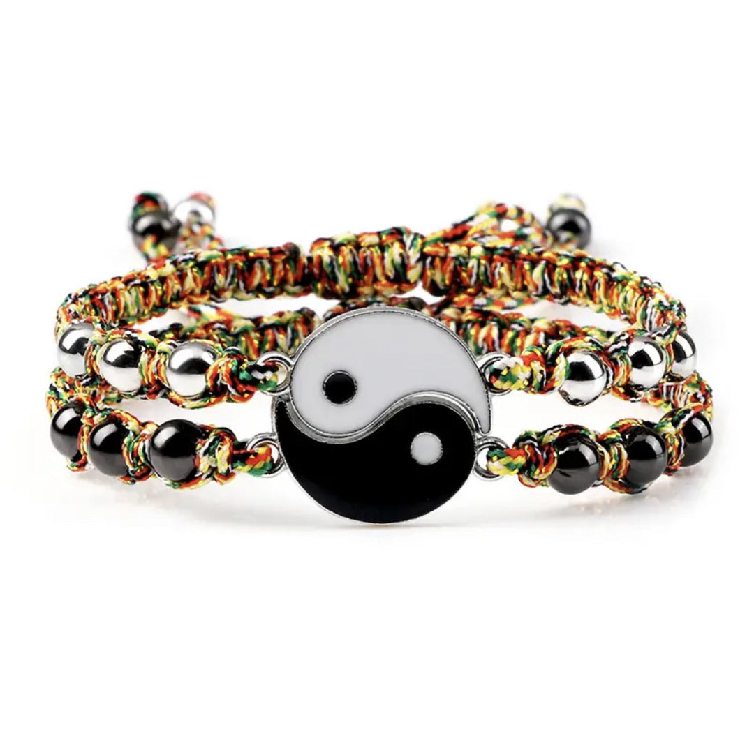 New Magnet Taiji Dragon Totem Yin And Yang Fashion Bracelet