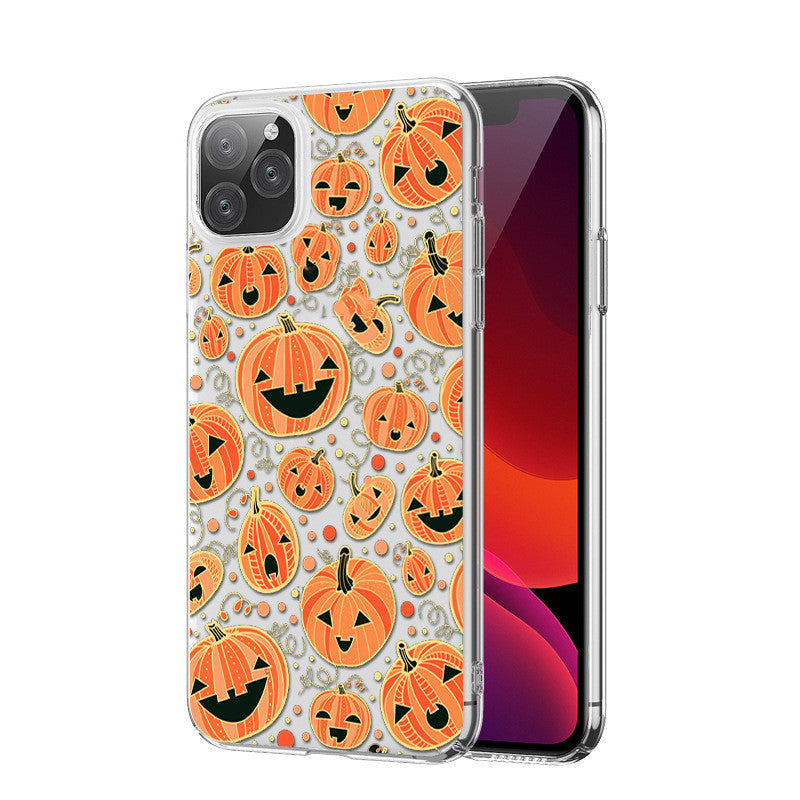 Halloween Series Transparent Silicone Phone Case