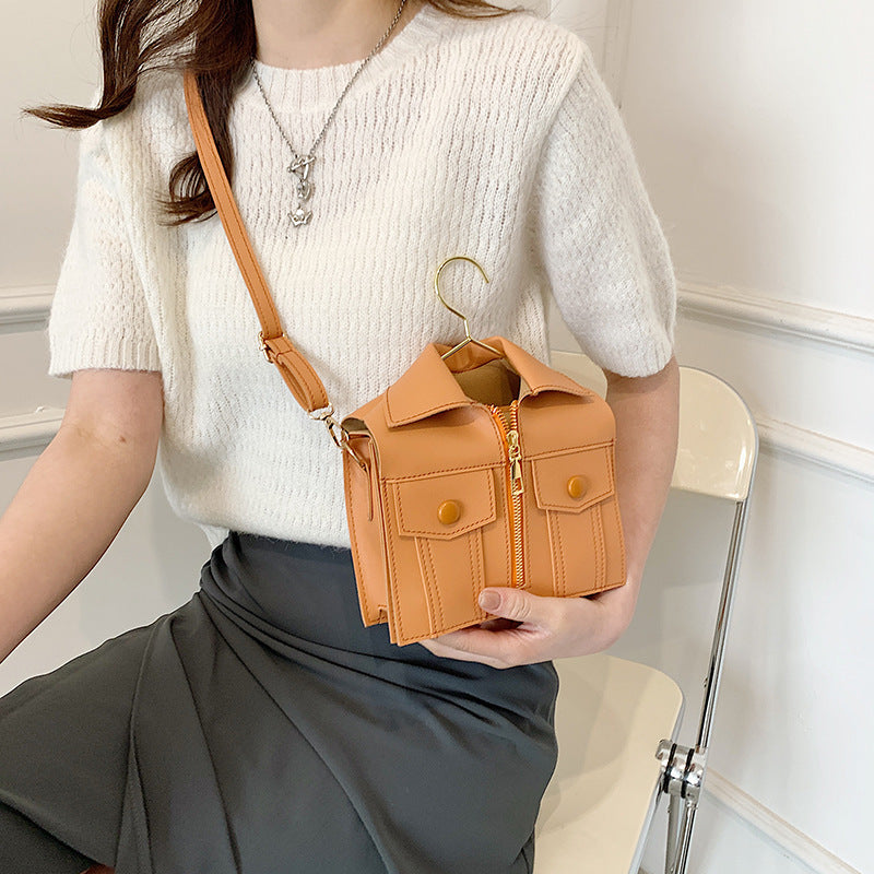 Summer New Three-dimensional Jacket Clothes Crossbody Small Square Bag