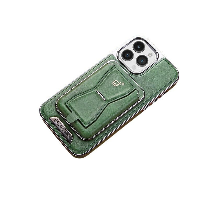 Card Holder Bracket 15promax Magnetic Suction Phone Case Applicable 4 Drop-resistant 13pm All-inclusive 12 Shell