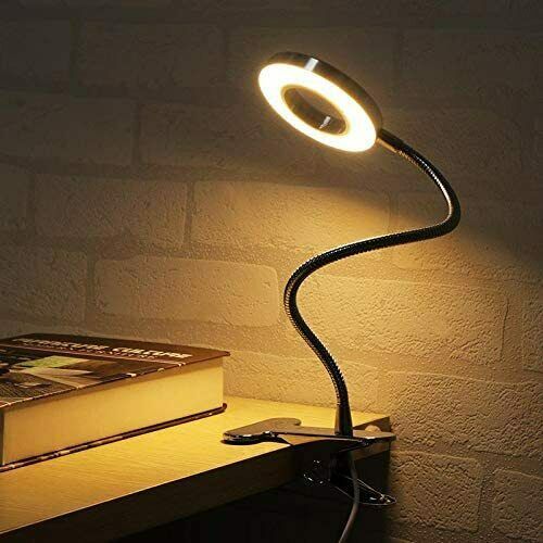 Clip pe lampa de birou LED LED ARM flexibil USB DIMMABIL STUDIU DIDMABIL LUMINA LUMINĂ NOAPTE