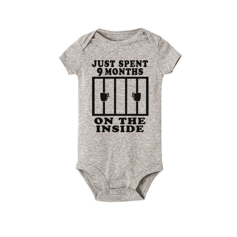 Climbing Haine Creative Baby Romper salopetă cu mâneci scurte