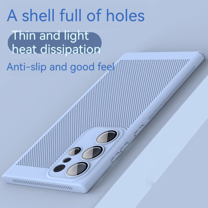 Aplicabil pentru S23ultra Telefon Caz S23 Dissiparea căldurii de fagure S22 S22ULTRA SILICON-SILCON-RESISTANT S21 MAGNETIC NOTIE TRANSPARENT SECȚIE MAGNETICĂ NOTIESCAMENTA CAMERA CAMPULUI MAGRITALE10