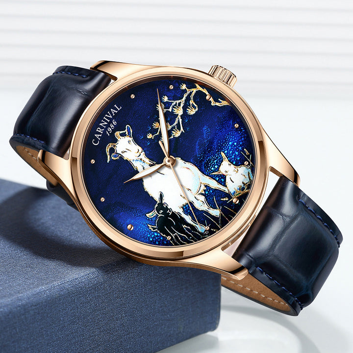 New Chinese Zodiac Animal Hair Watch