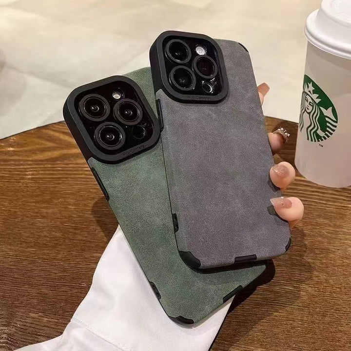 Korean Style Suede Drop-resistant Phone Case