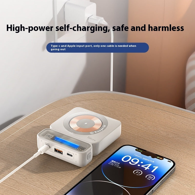 Large Capacity 225W Fast Charging Wireless Magnetic Power Bank