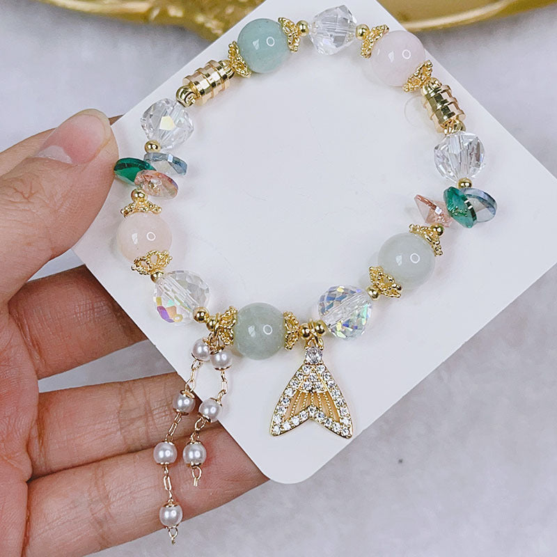 Crystal Mermaid Tail Bracelet Heavy Industry Design