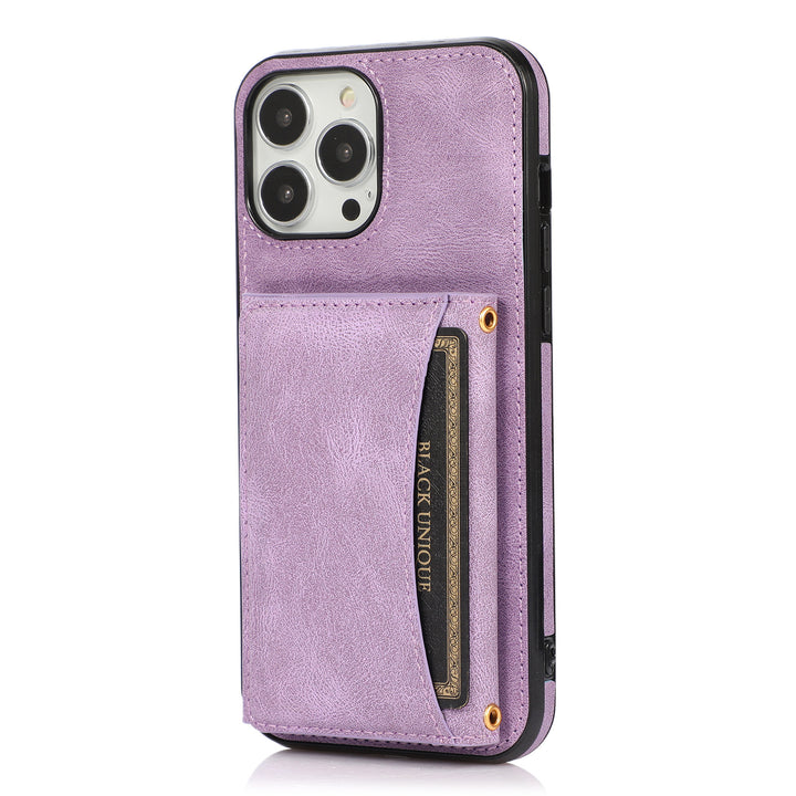 Leather Card Protection Sleeve Phone Case