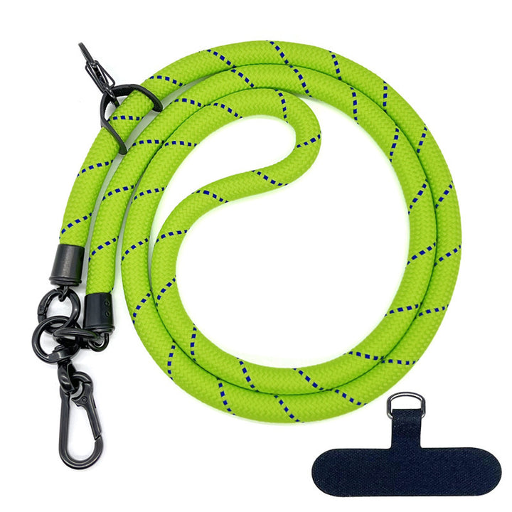 10 mm Climbing Rope Telefon mobil Garnitură Lankard Garnitură reglabilă Crossbody Telefon mobil curea cu Curea de cameră cu curea de cameră anti-pierdere a gâtului