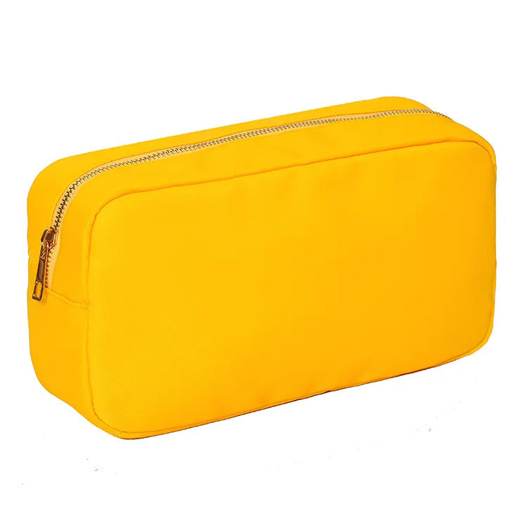 Fashionable Large Capacity Portable Zipper Waterproof Nylon Makeup Bag