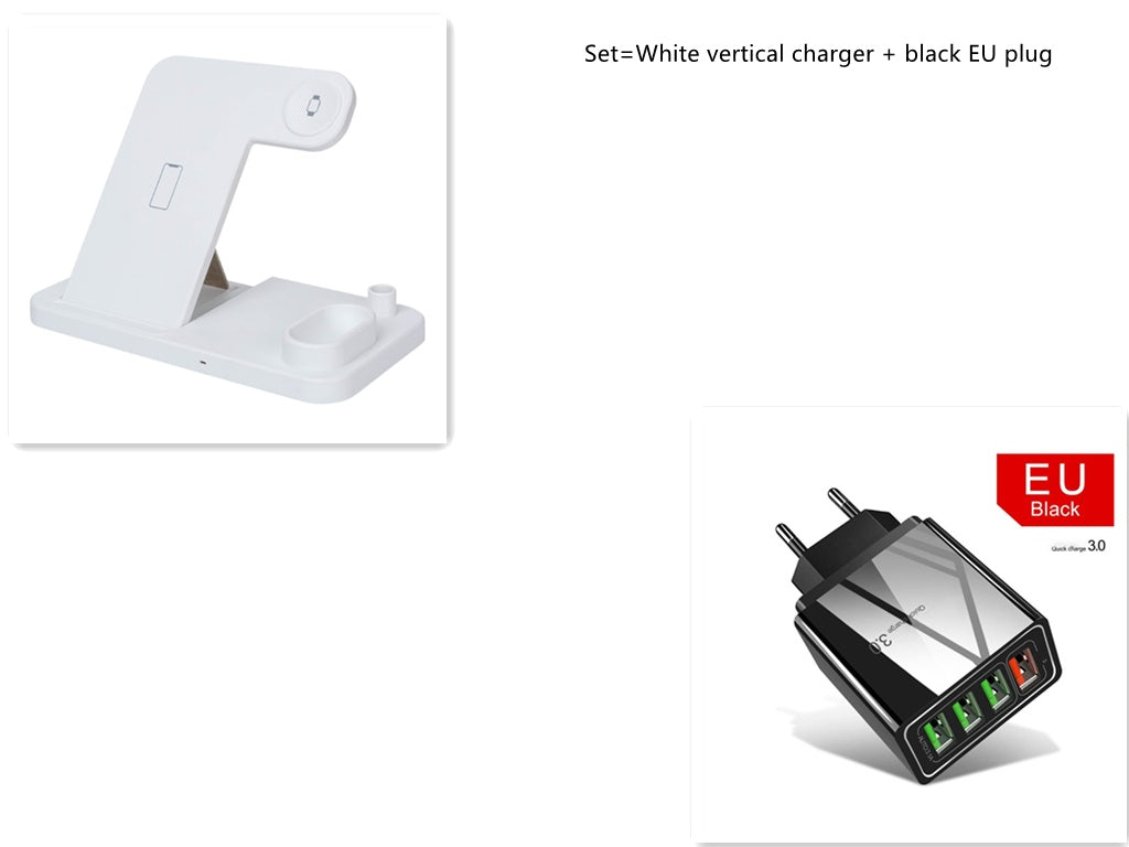 4 in 1 Wireless Charger Qi 10W Fast Charging