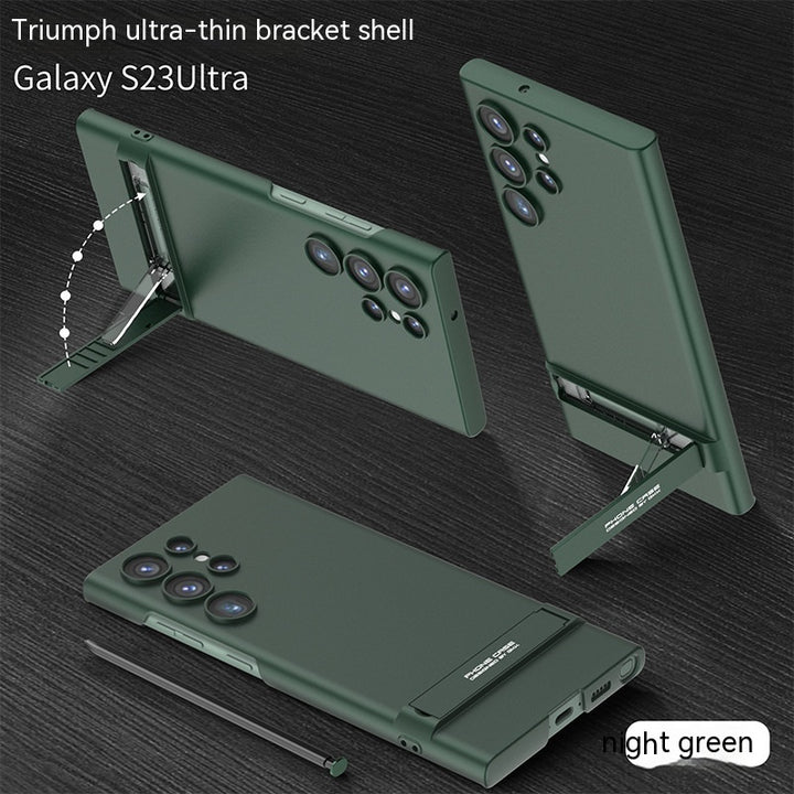 All-inclusive Ultra-thin Bracket Drop-resistant Creative S23 Phone Case