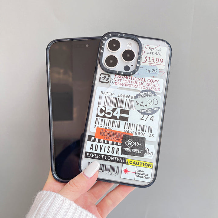 Fragile Label Drop-resistant Magnetic Phone Case