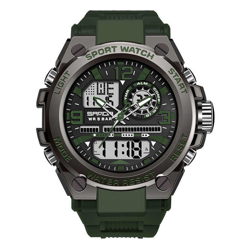 Trendy Multifunctional Digital Waterproof Electronic Watch