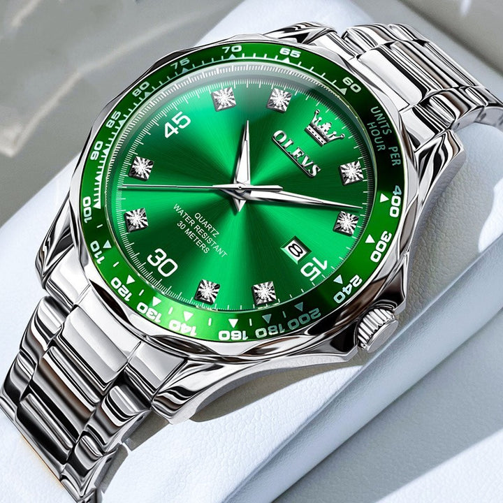 Ceas Green Submariner Quartz Ceas Luminous Men