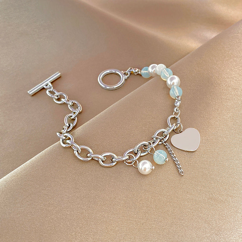 Pearl Love Bracelet Female Niche Design