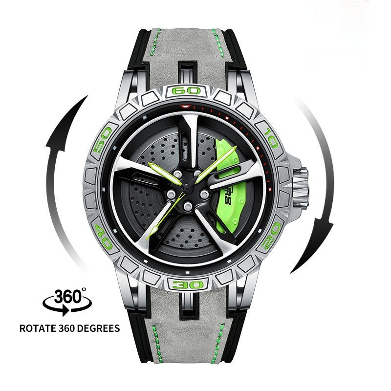 Men's Watch Wheel Watch Three-Dimensional Hollow