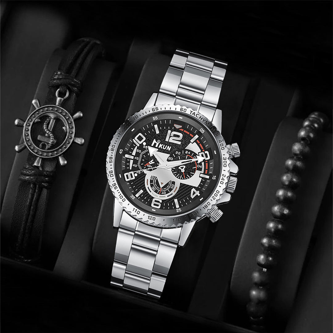 Steel Watch Simplity's Simplitic Fashion Quartz